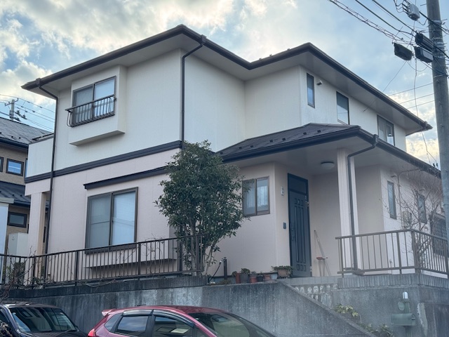 名取市ゆりが丘Ｍ様邸　屋根・外壁塗装