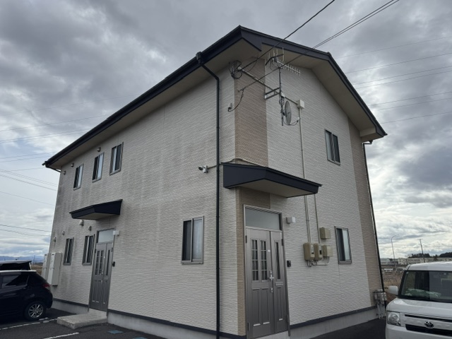 登米市南方町Dアパート 屋根・外壁塗装