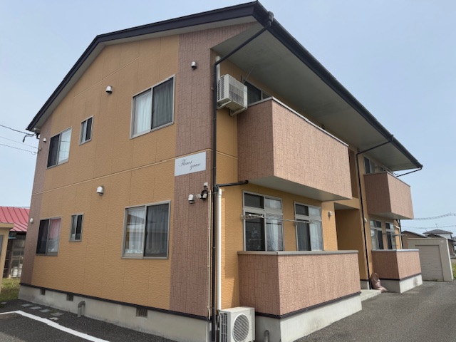 登米市迫町Ｆアパート　屋根・外壁塗装